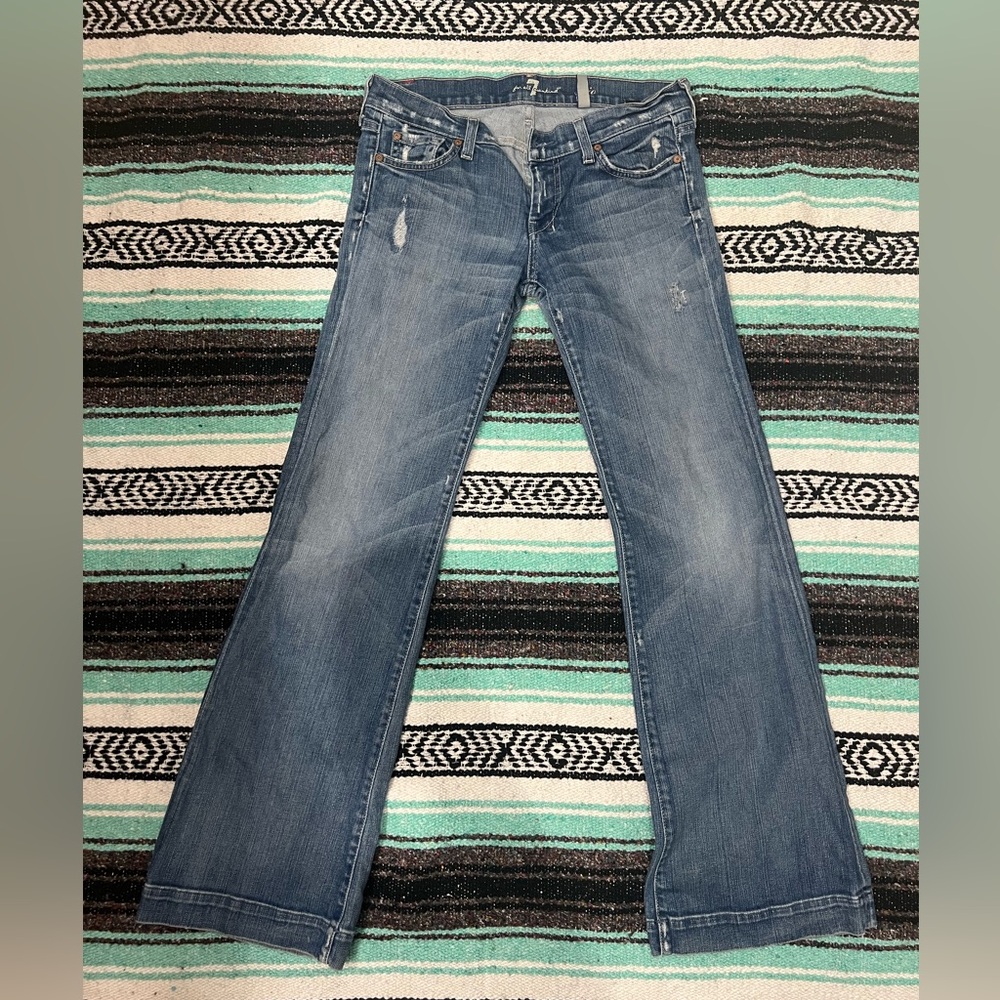 7 For All Mankind Women's Blue Jeans